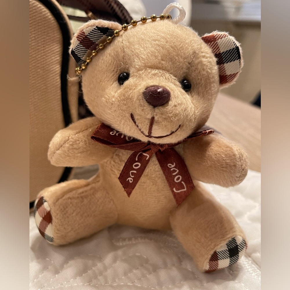 😍SOOO ADORABLE TEDDY BEAR KEY CHAIN!!